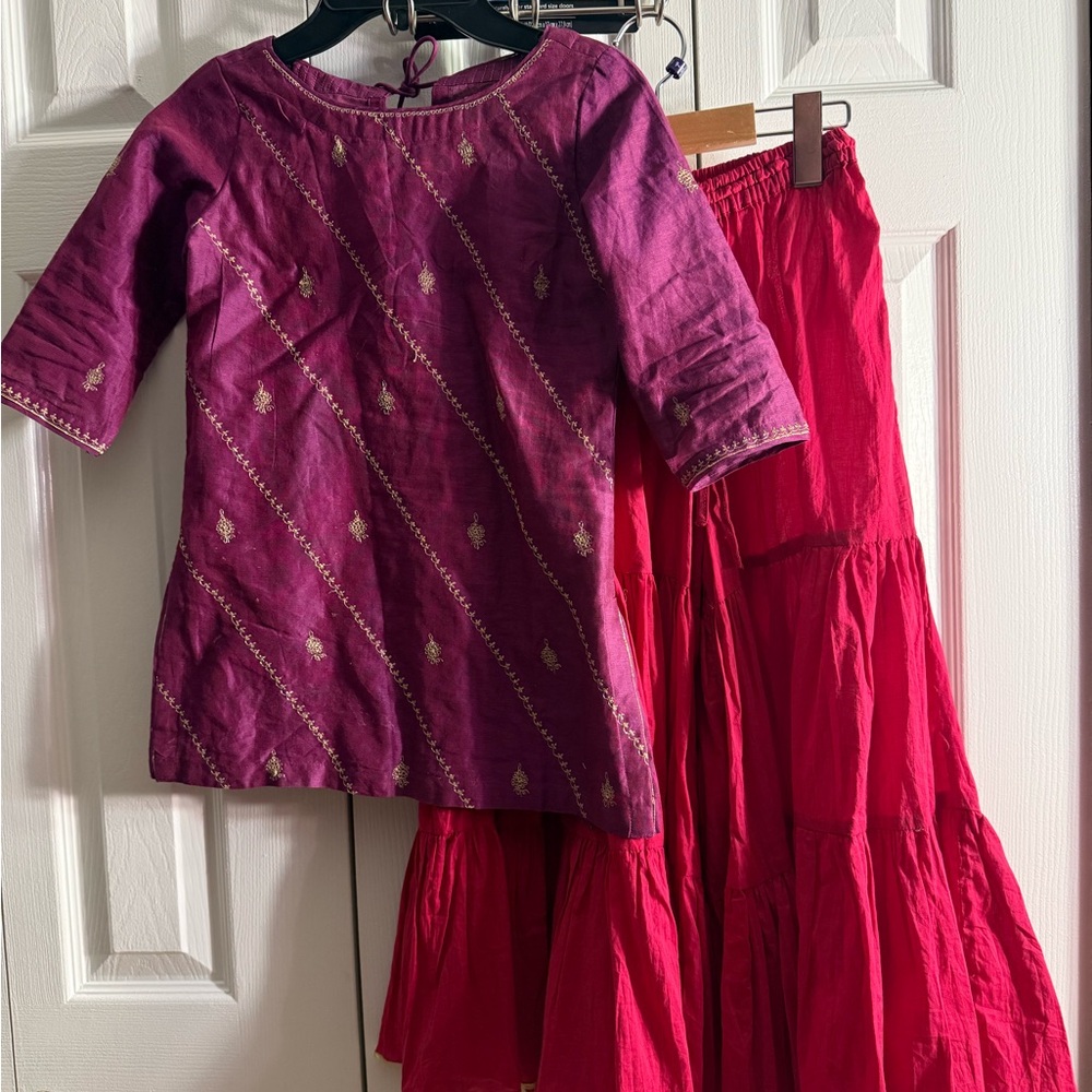 Fabindia Rich Purple Kids' Top
